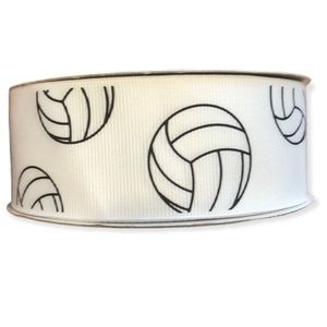 25 yard spool of Volleyball 1.5” Grosgrain Ribbon